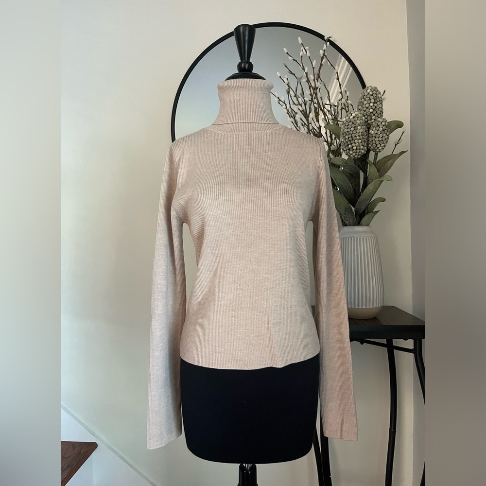 Thakoon 100% Merino Wool Turtleneck Sweater
